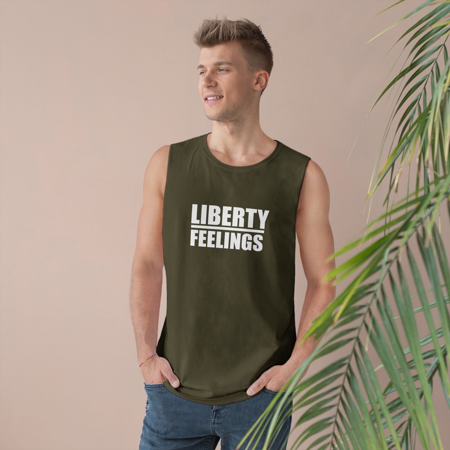 Unisex Liberty Over Feelings Sleeveless