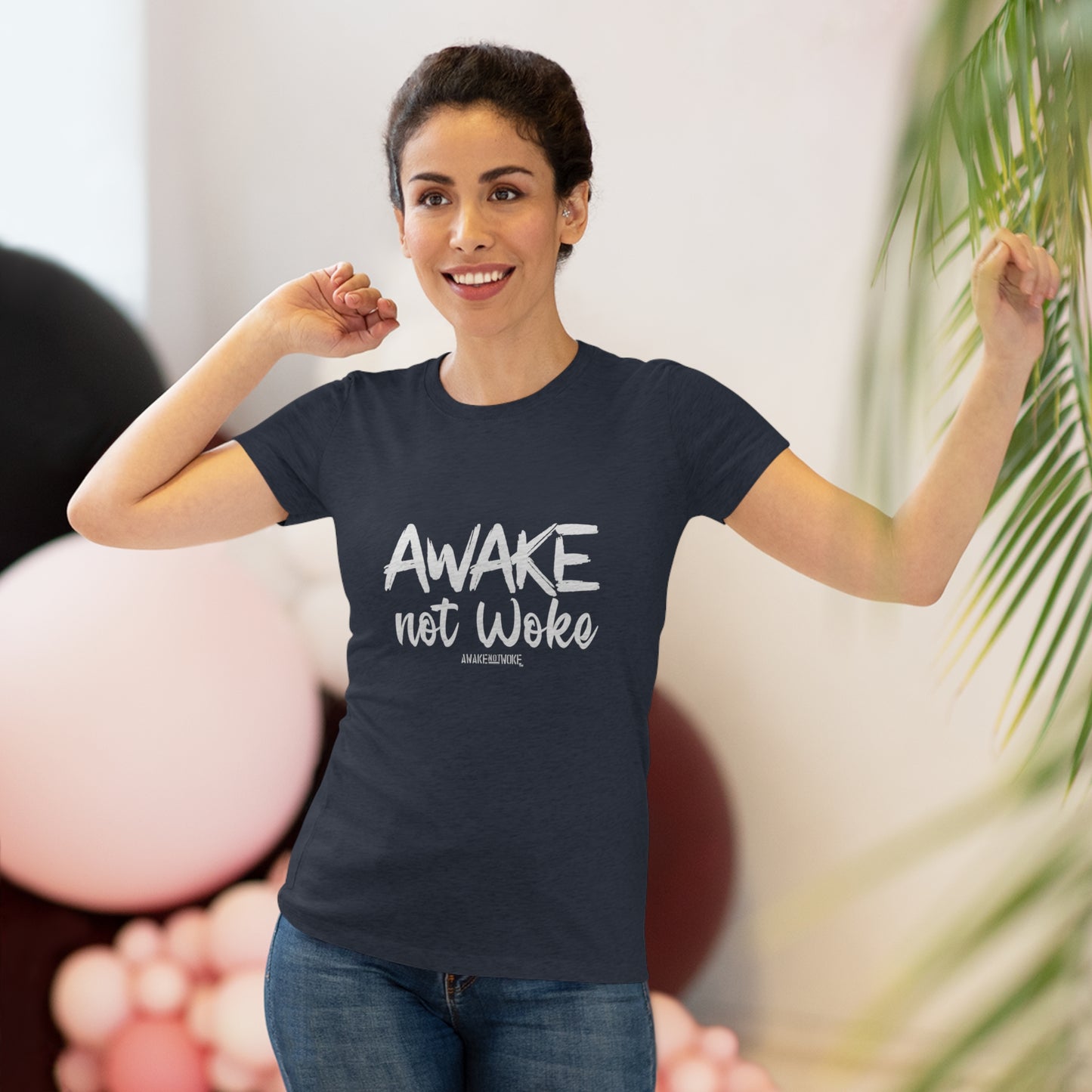 Women's Awake Not Woke Tee