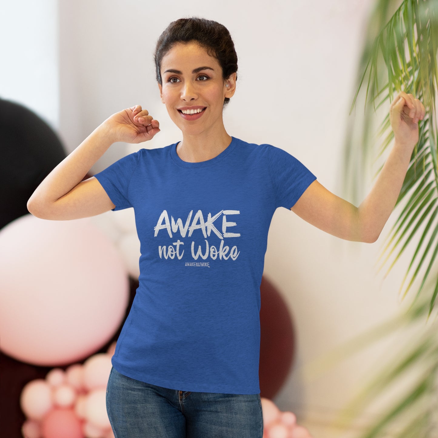 Women's Awake Not Woke Tee