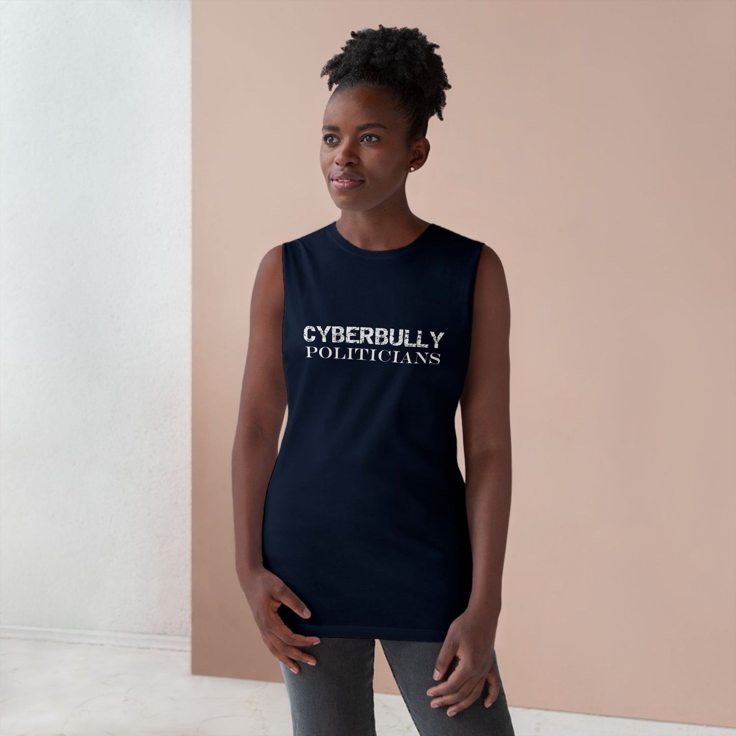 Unisex Cyberbully Politicians Tank - Bold Graphic Layered Apparel