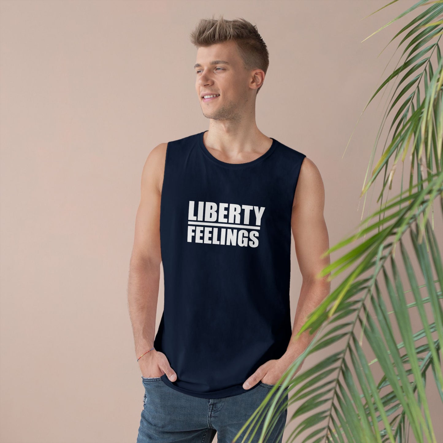Unisex Liberty Over Feelings Sleeveless