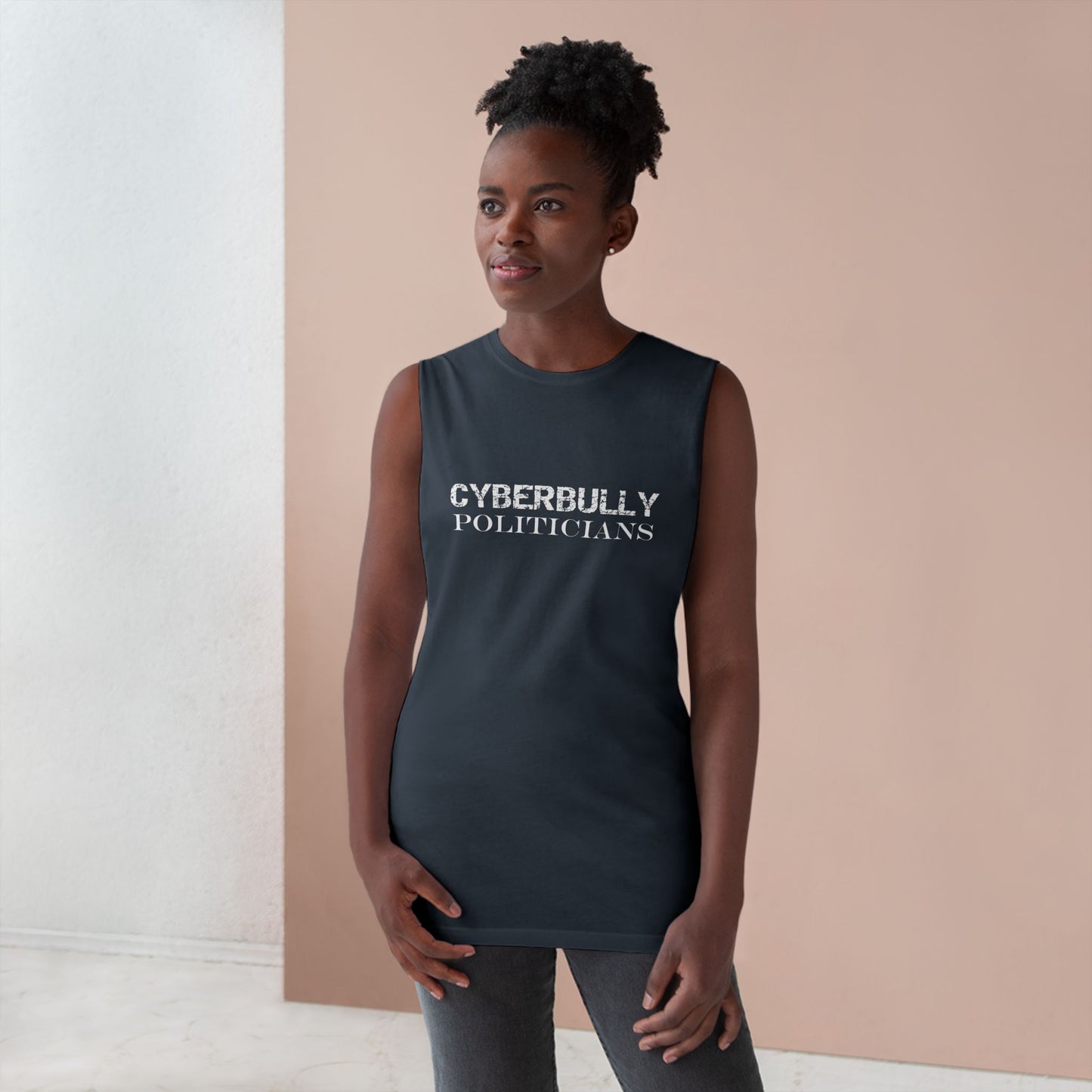 Unisex Cyberbully Politicians Tank - Bold Graphic Layered Apparel