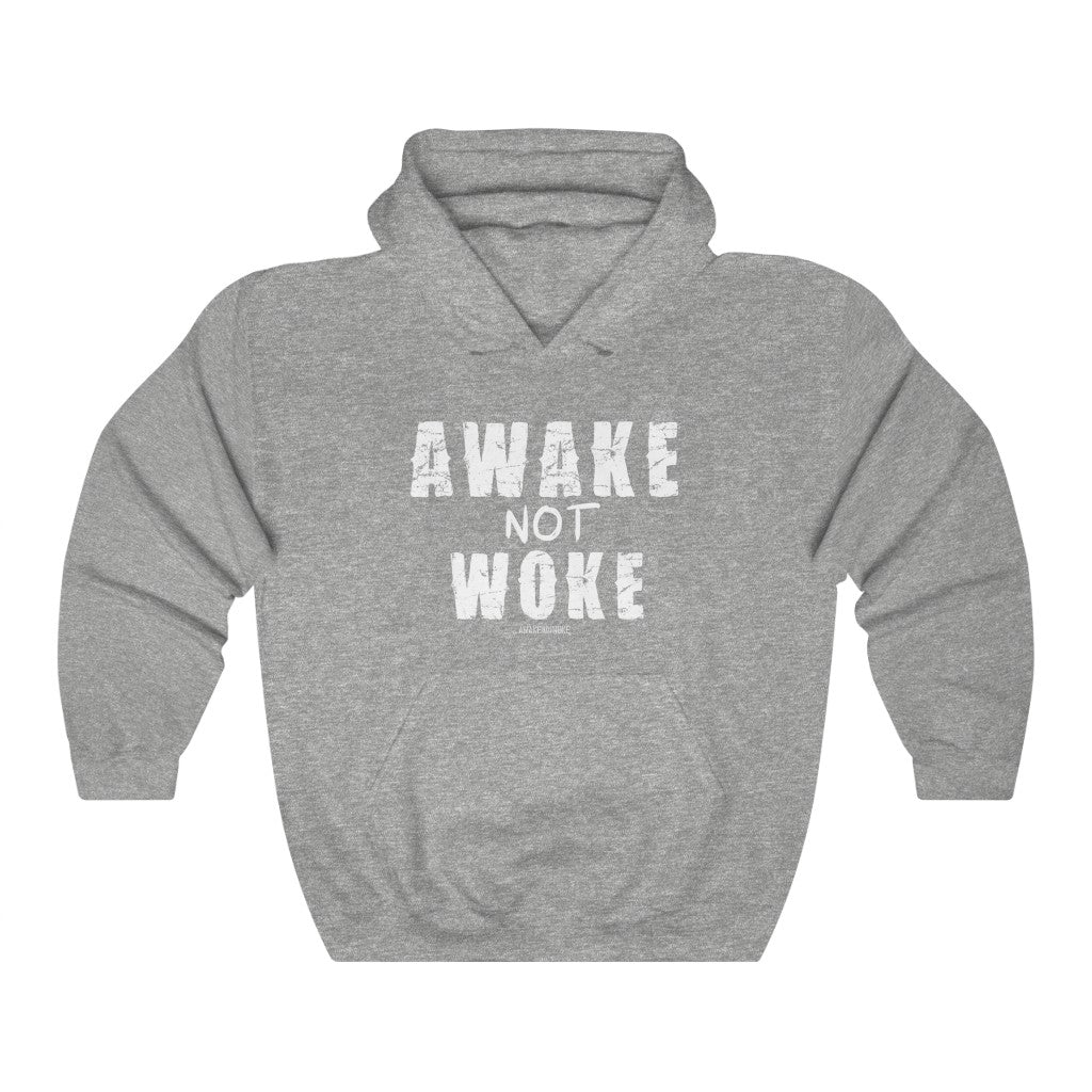 Unisex Heavy Blend Hoodie Awake Not Woke Remixed