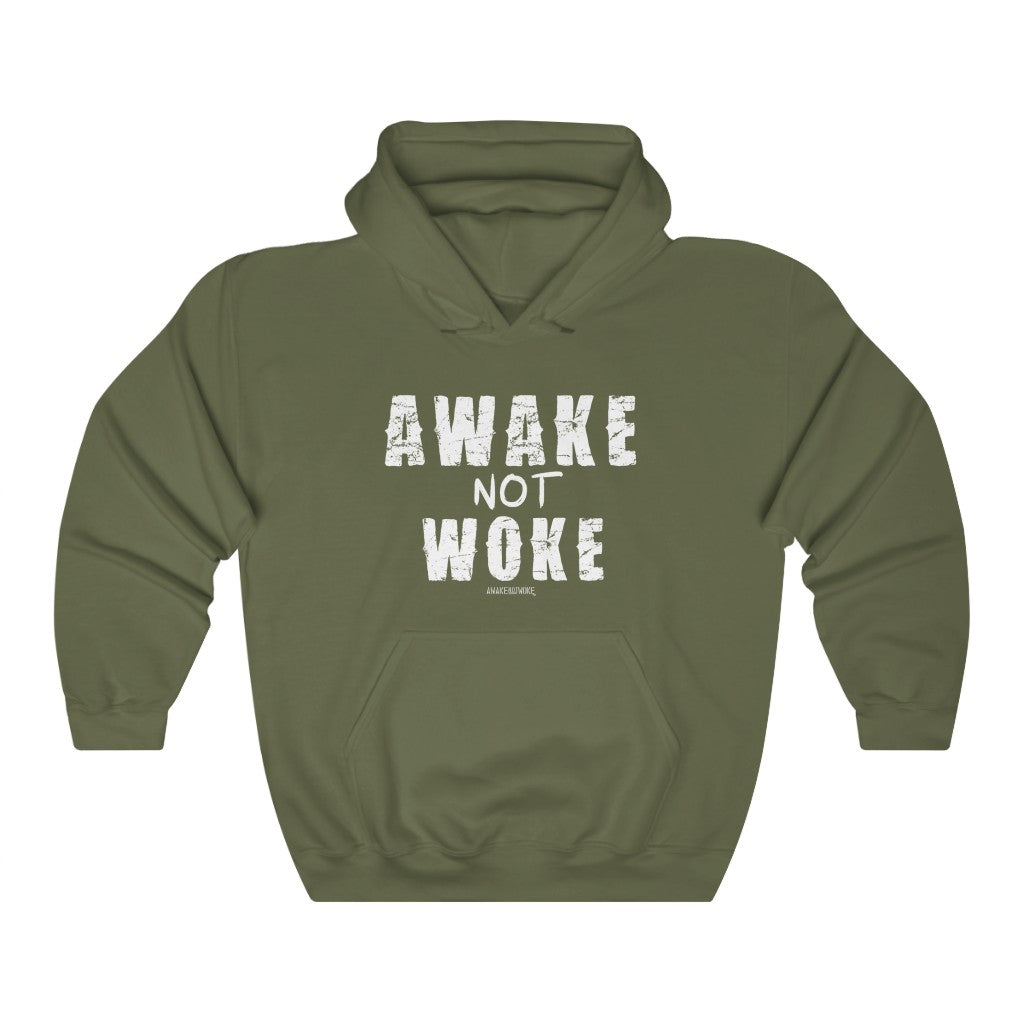 Unisex Heavy Blend Hoodie Awake Not Woke Remixed