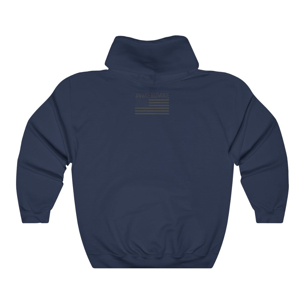 Unisex Heavy Blend Hoodie Awake Not Woke Remixed