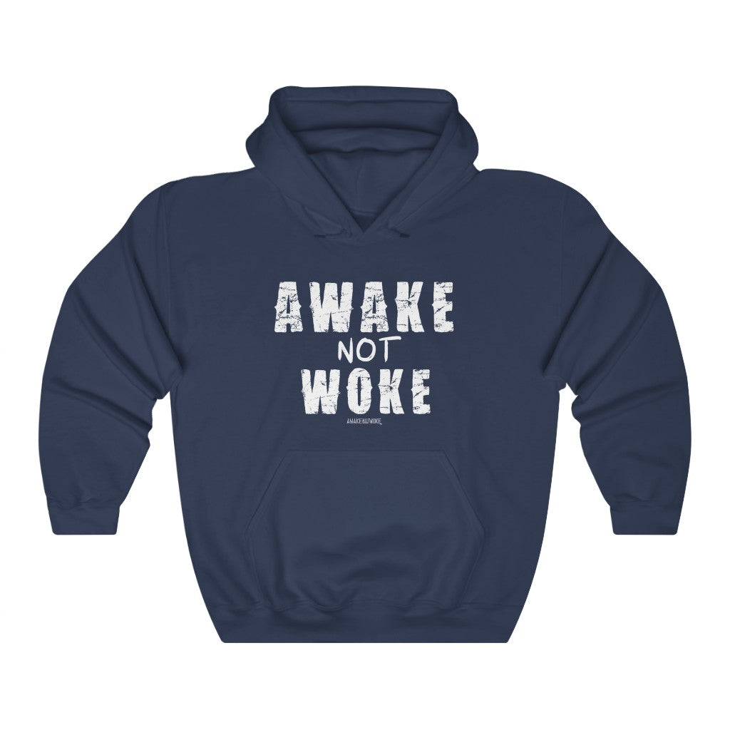 Unisex Heavy Blend Hoodie Awake Not Woke Remixed