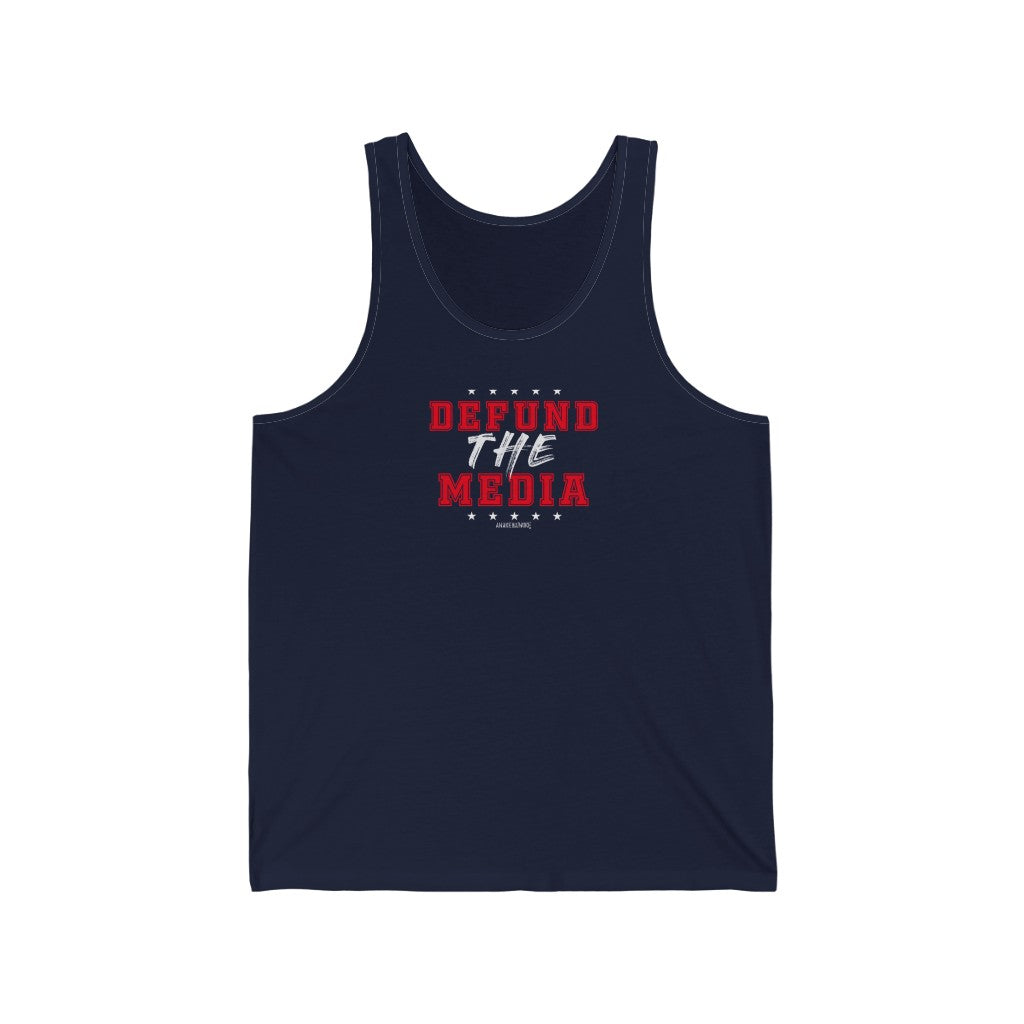 Unisex Defund The Media Jersey Tank