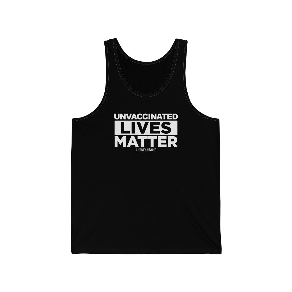 Unisex Unvaccinated Lives Matter Jersey Tank