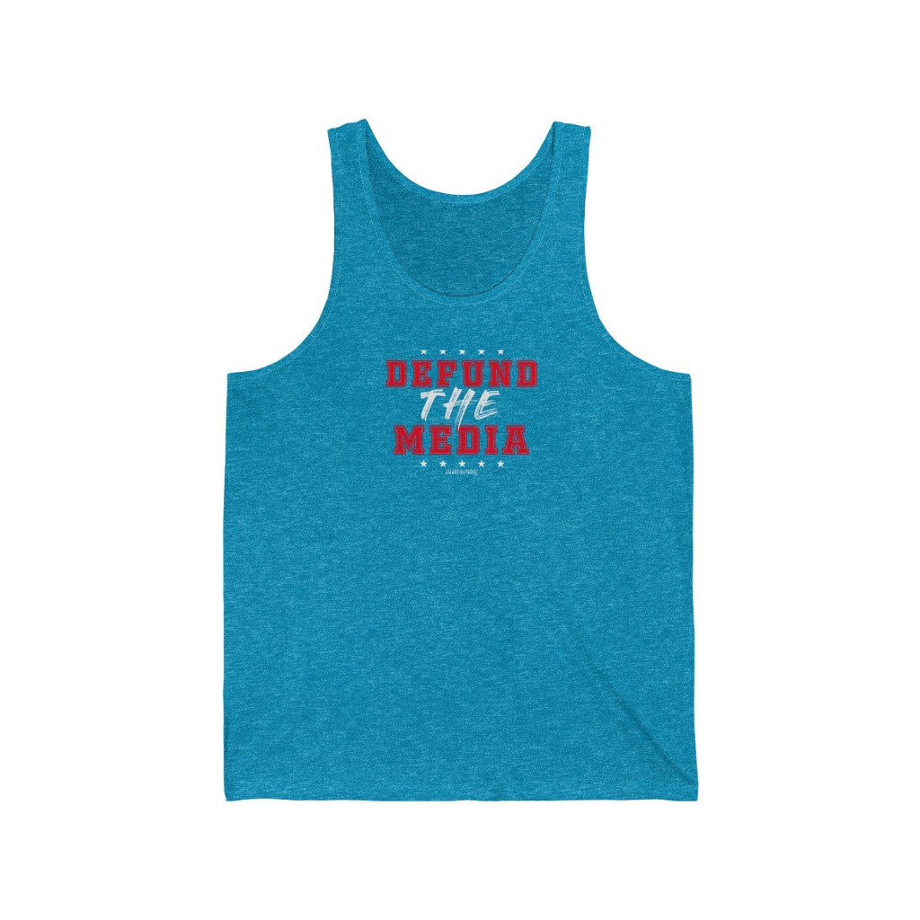 Unisex Defund The Media Jersey Tank