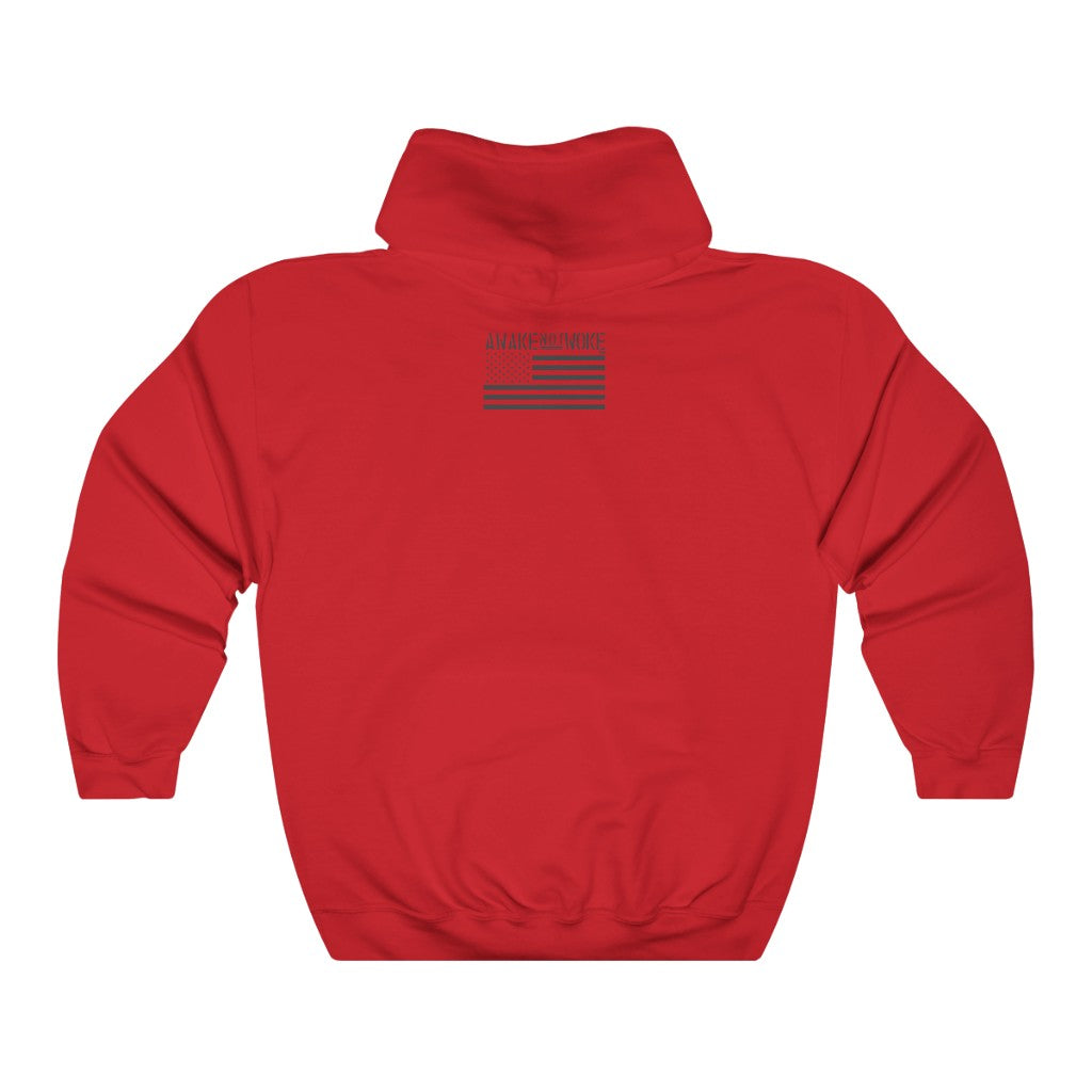 Unisex Heavy Blend Hoodie Awake Not Woke Remixed