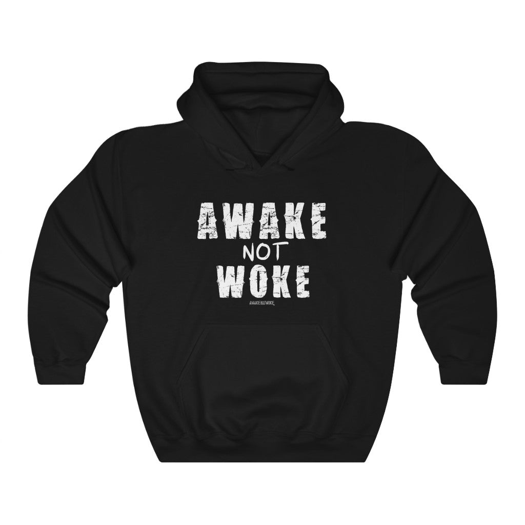 Unisex Heavy Blend Hoodie Awake Not Woke Remixed