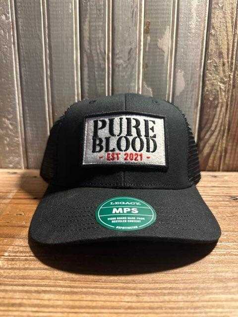Pure Blood Trucker Hat Black