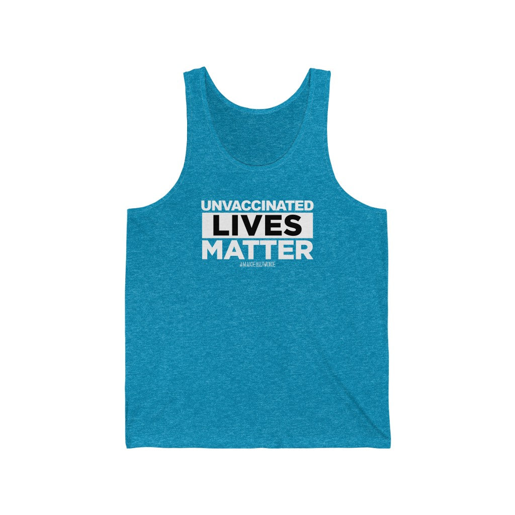 Unisex Unvaccinated Lives Matter Jersey Tank